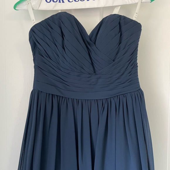 Like New Navy Gown with Pockets - Picture 2 of 6